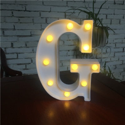 LED Night Letters Lamp