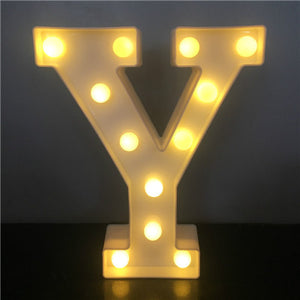 LED Night Letters Lamp