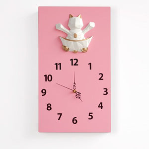Modern Cat Clock