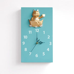 Modern Cat Clock